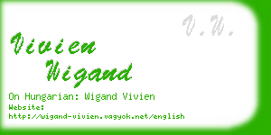 vivien wigand business card